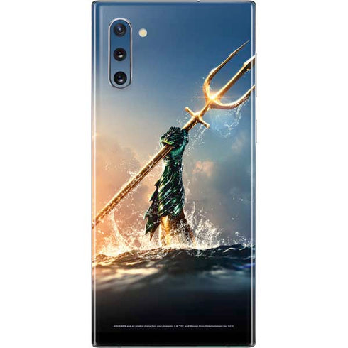 DC Comics Aquaman Movie Poster Trident Galaxy Note 10 Skin